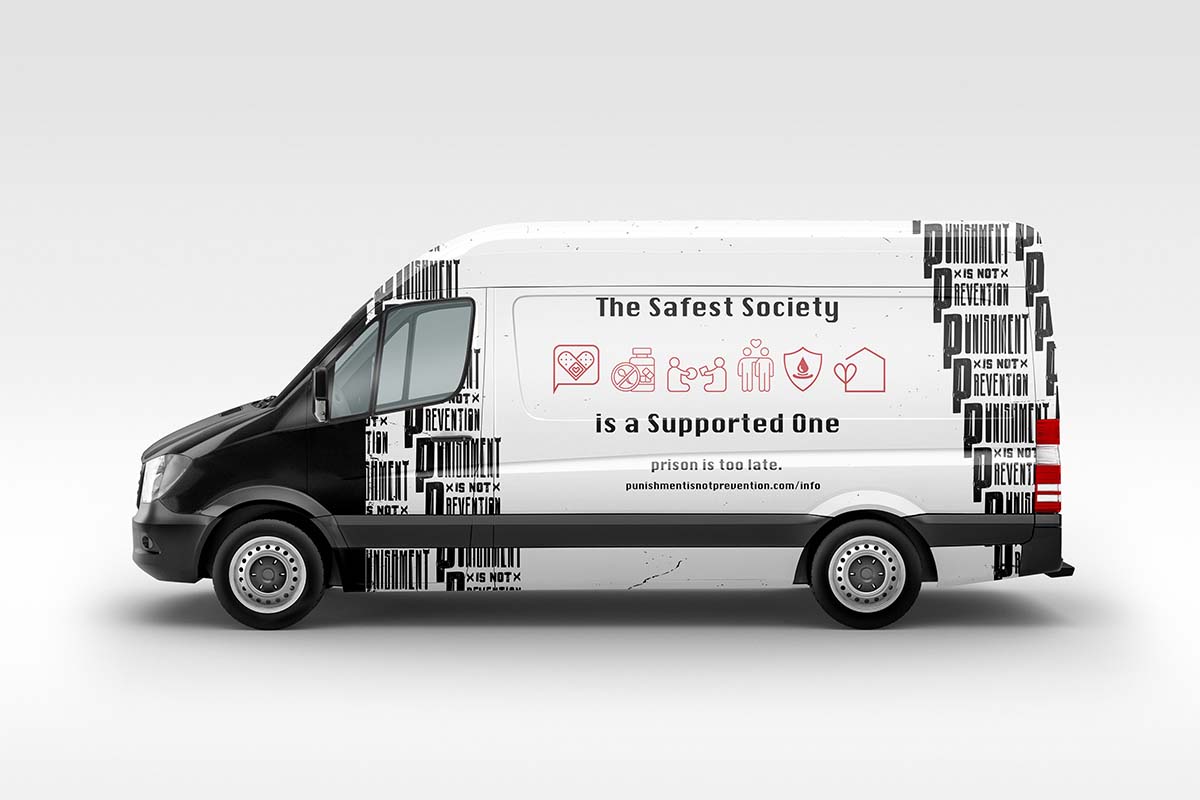 Van wrap illustration