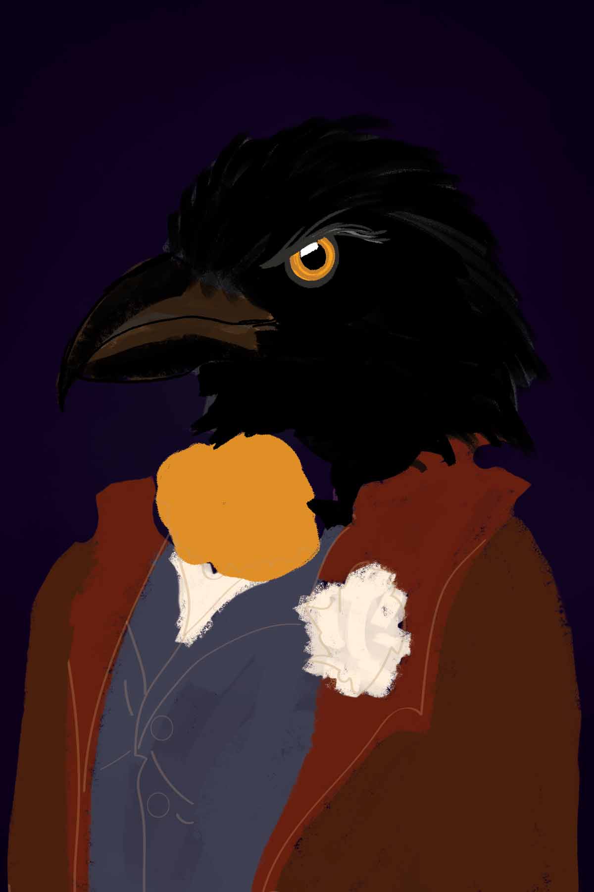 crow illustration