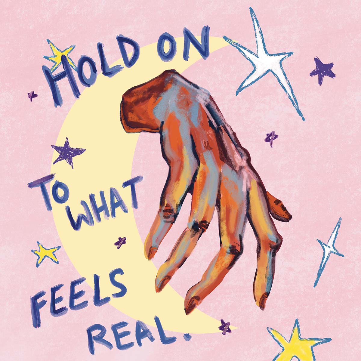 pastel toned hand