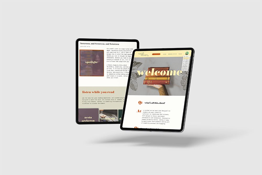 ipad view of softcover.com
